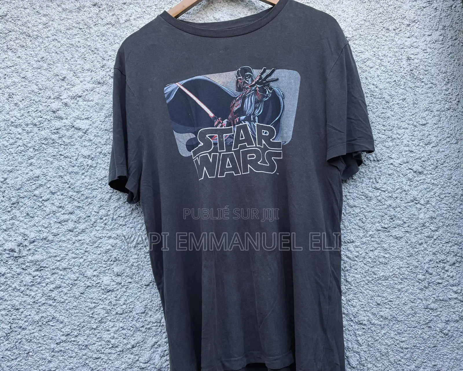 T-Shirt Noir Star Wars Dark Vador