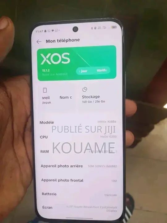Nouveau Infinix Hot 60 Pro+ 256 GB Noir