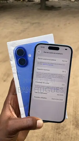 Apple iPhone 16 256 GB Bleu