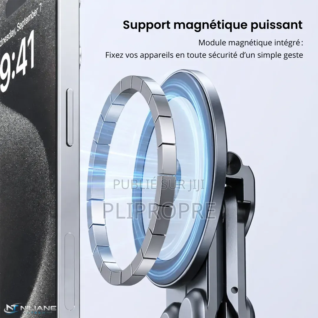 Support Universel Aimanté Aluminium – Multi-appareils