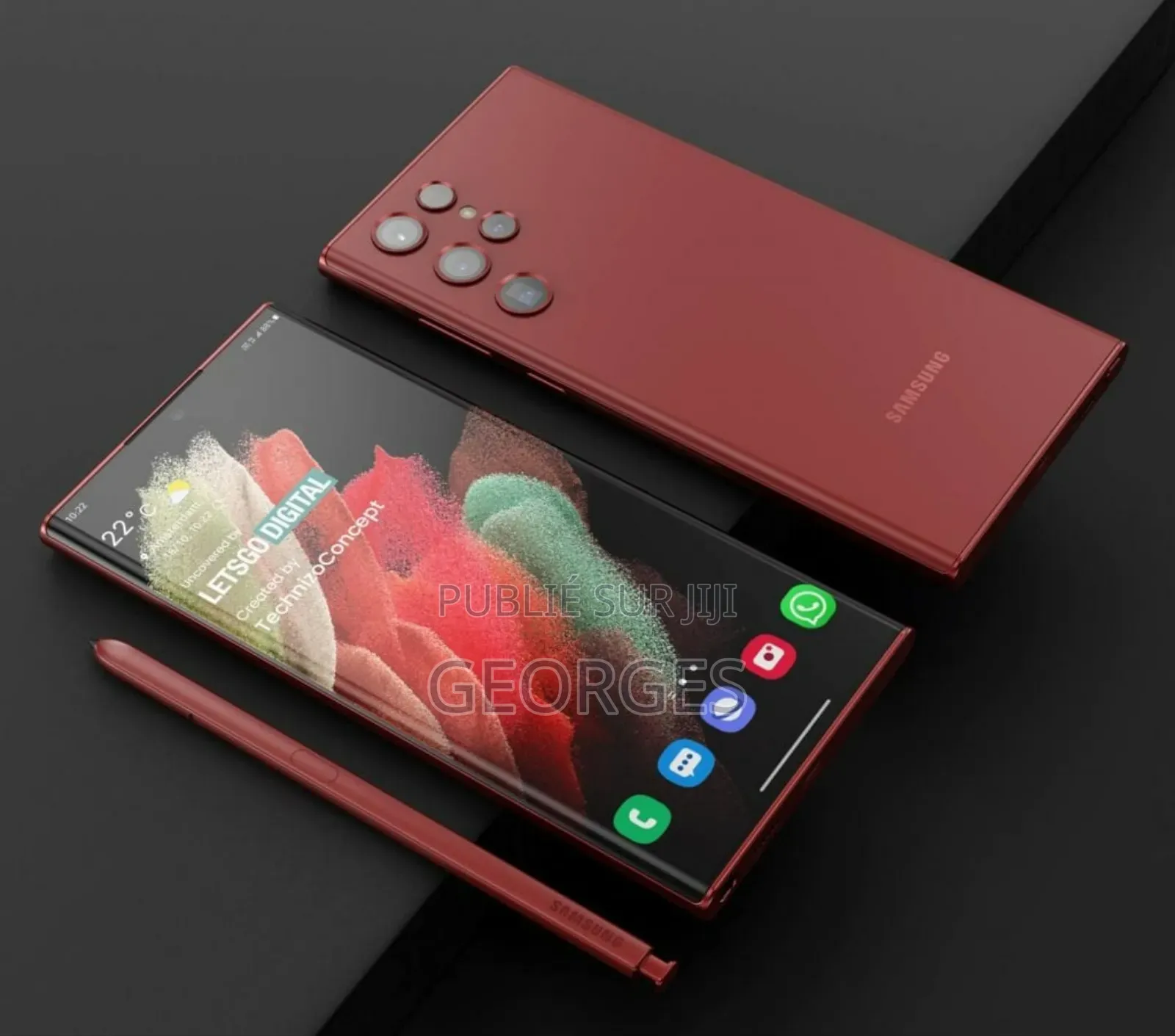 New Samsung Galaxy S22 Ultra 128 GB Noir