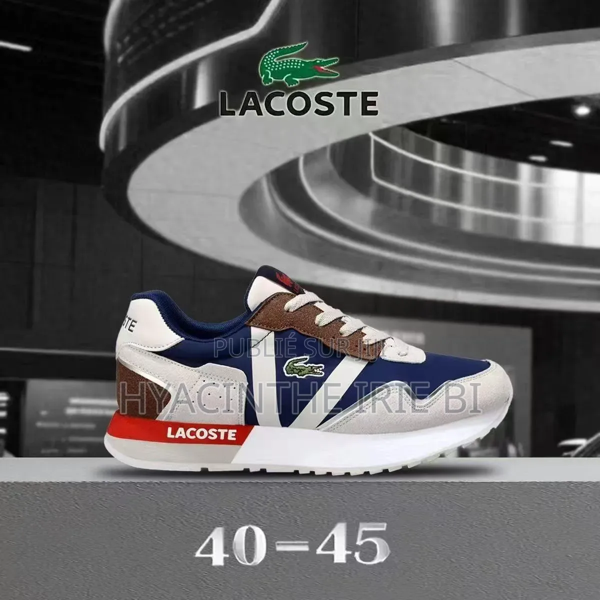Sneakers Lacoste Authentique Original Qualité Irréprochable