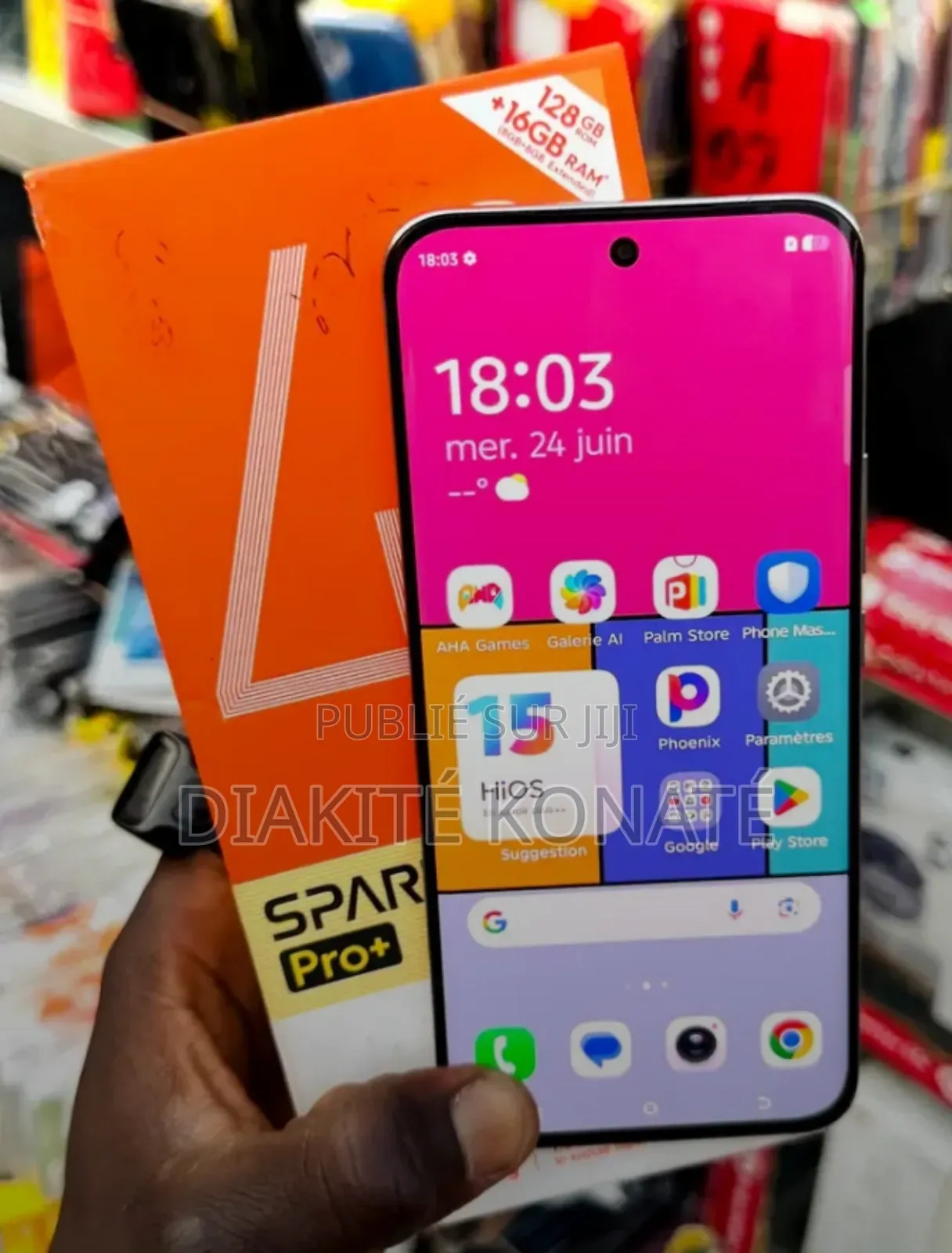 Nouveau Tecno Spark 40 Pro+ 256 GB Autre
