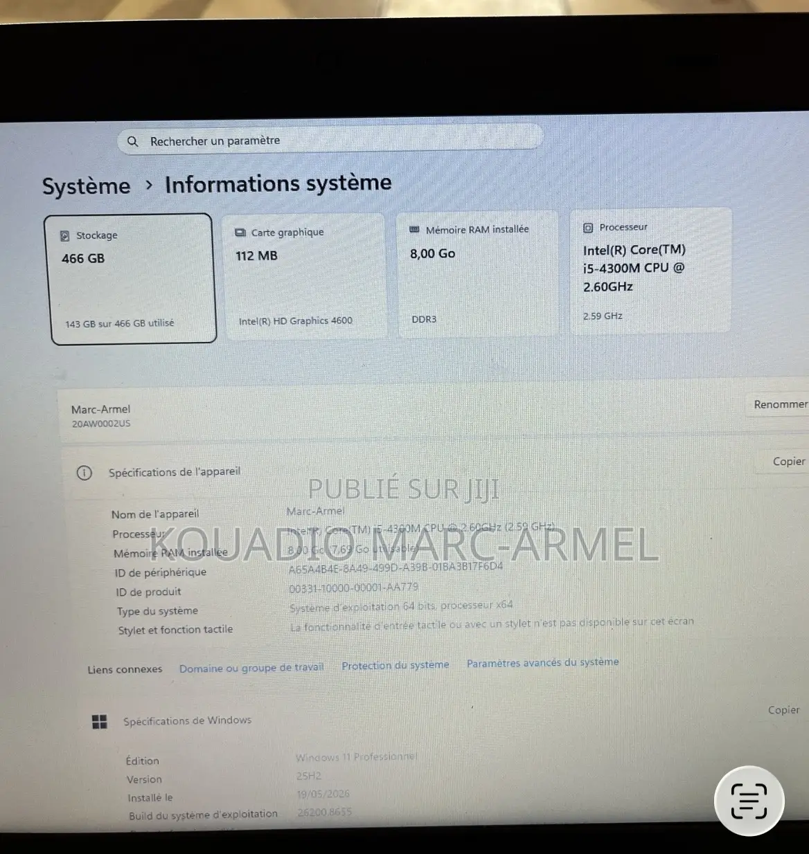 Lenovo ThinkPad T440p 8GB Intel Core i5 HDD+SSD 500GB