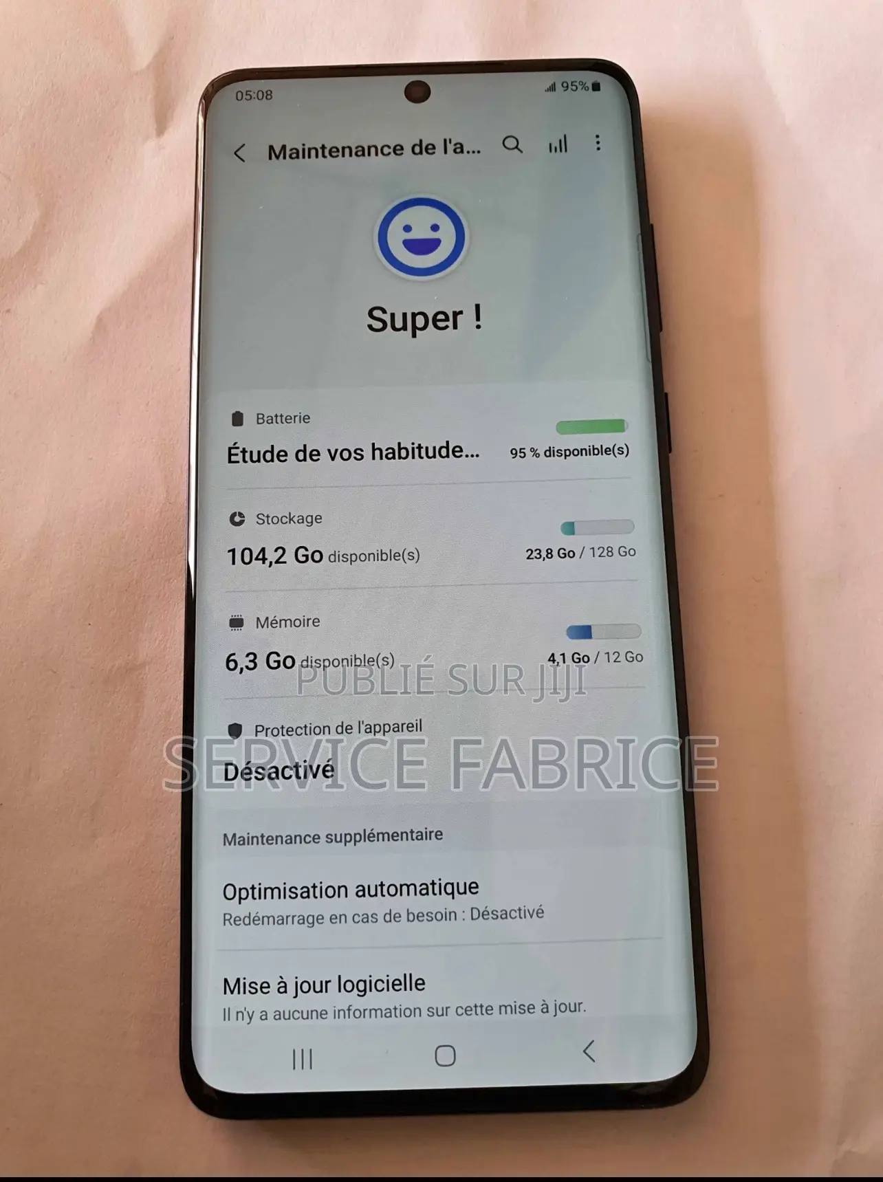 Nouveau Samsung Galaxy S20+ 5G 512 GB Noir