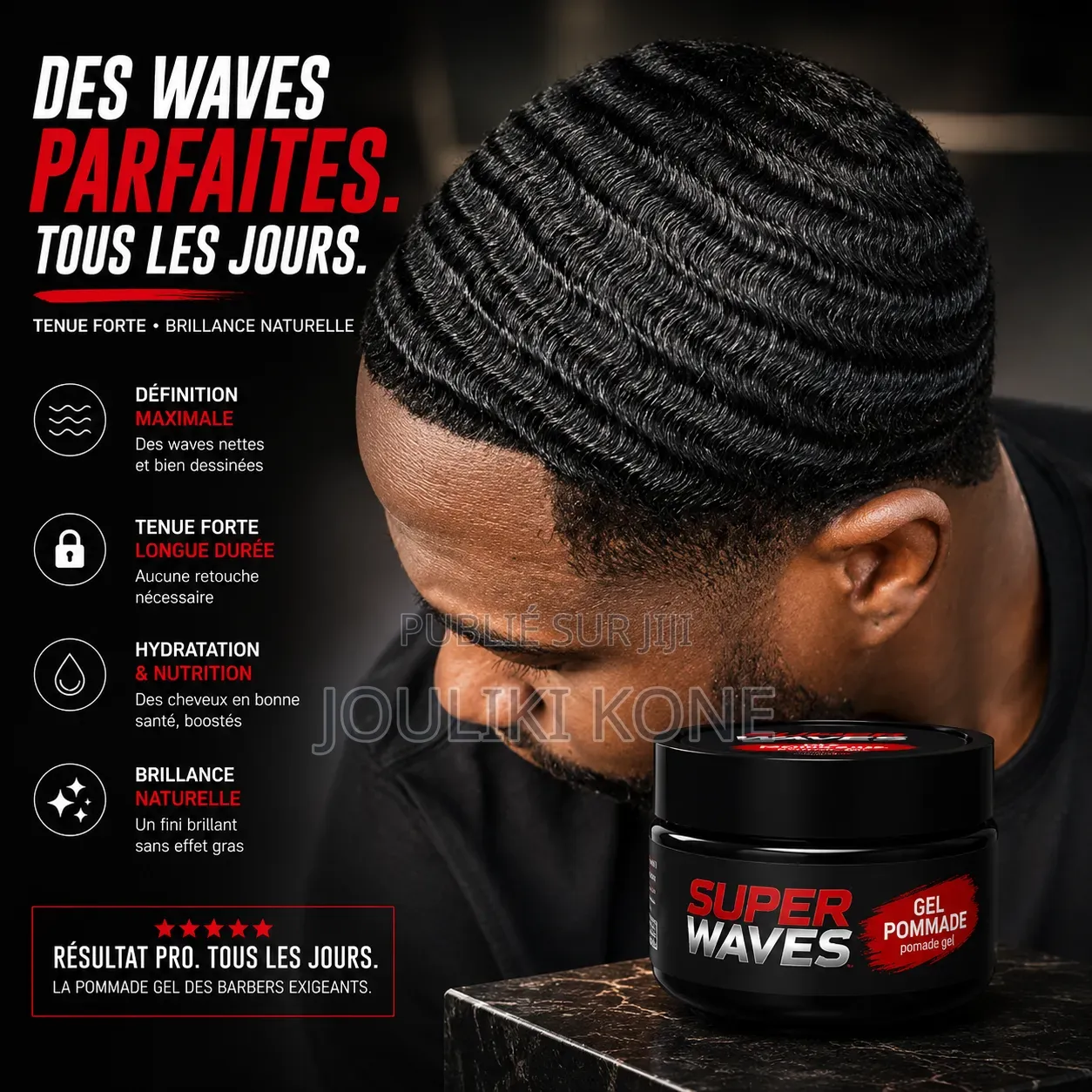 Cire Cheveux Super Waves 360