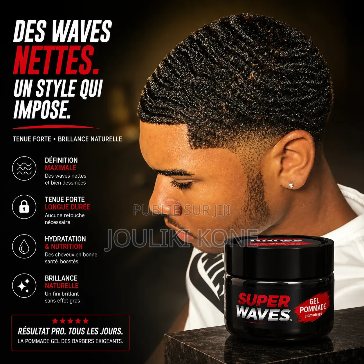 Cire Cheveux Super Waves 360