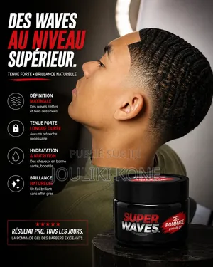 Cire Cheveux Super Waves 360