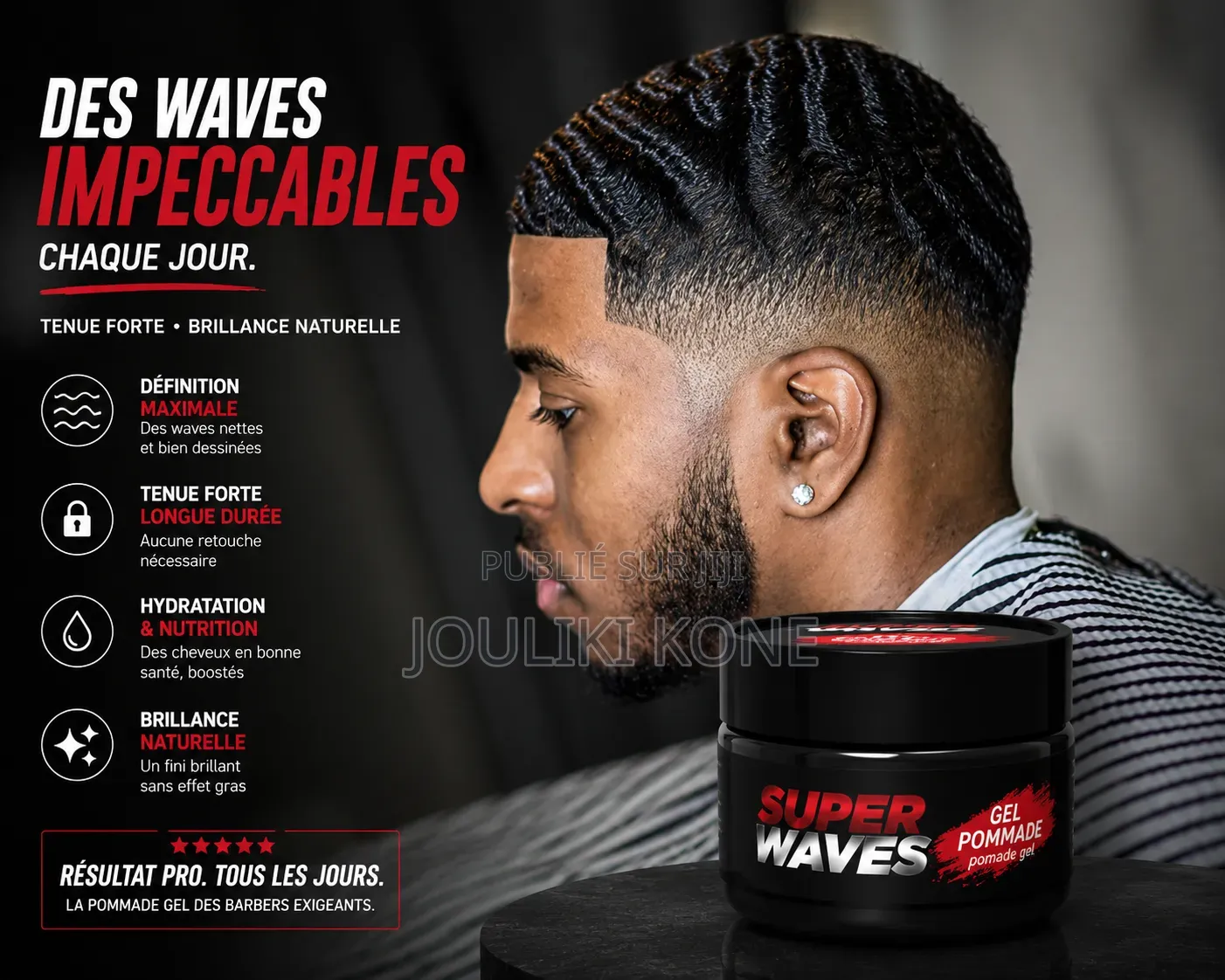 Cire Cheveux Super Waves 360