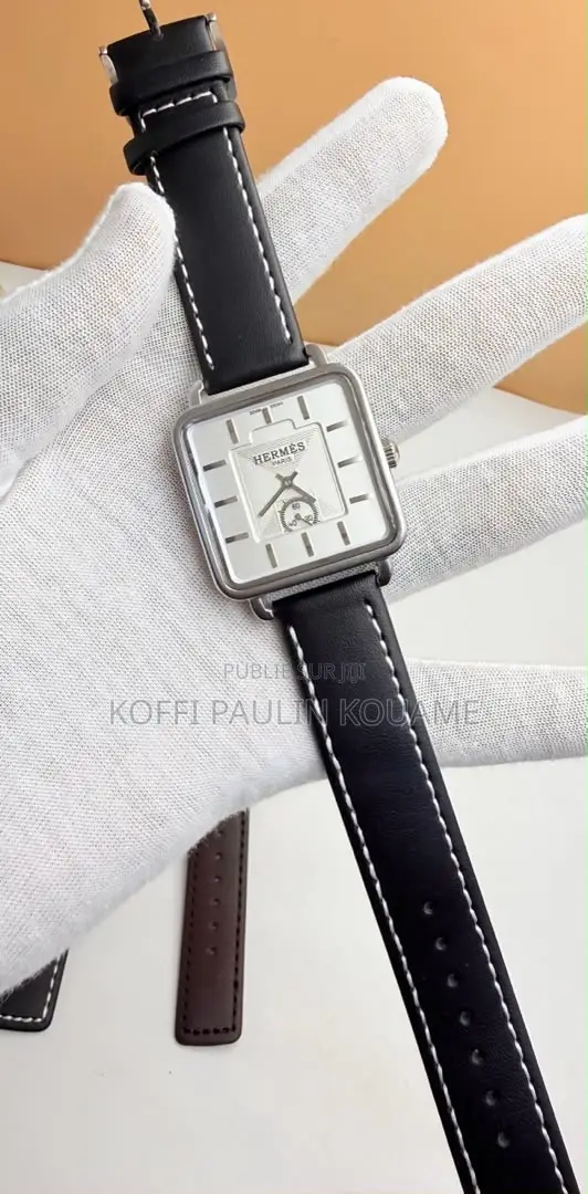 Montre Hermès en Cuir Pour Homme Et Femme