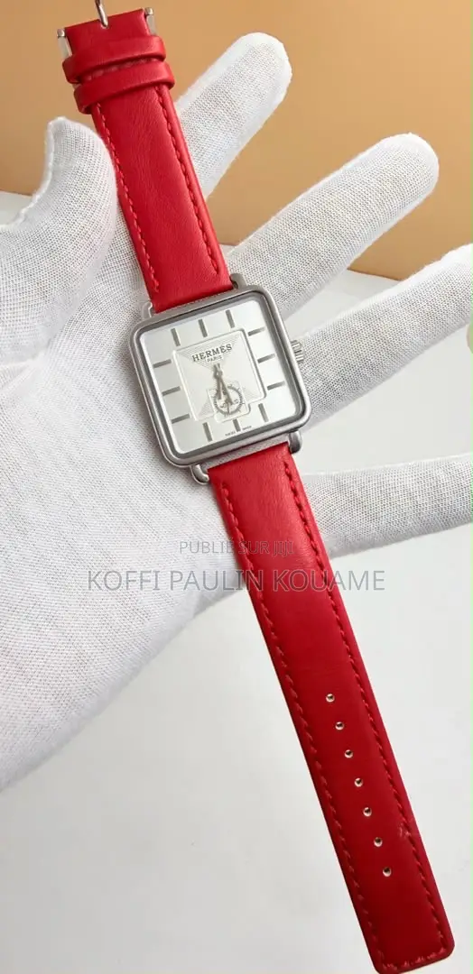 Montre Hermès en Cuir Pour Homme Et Femme