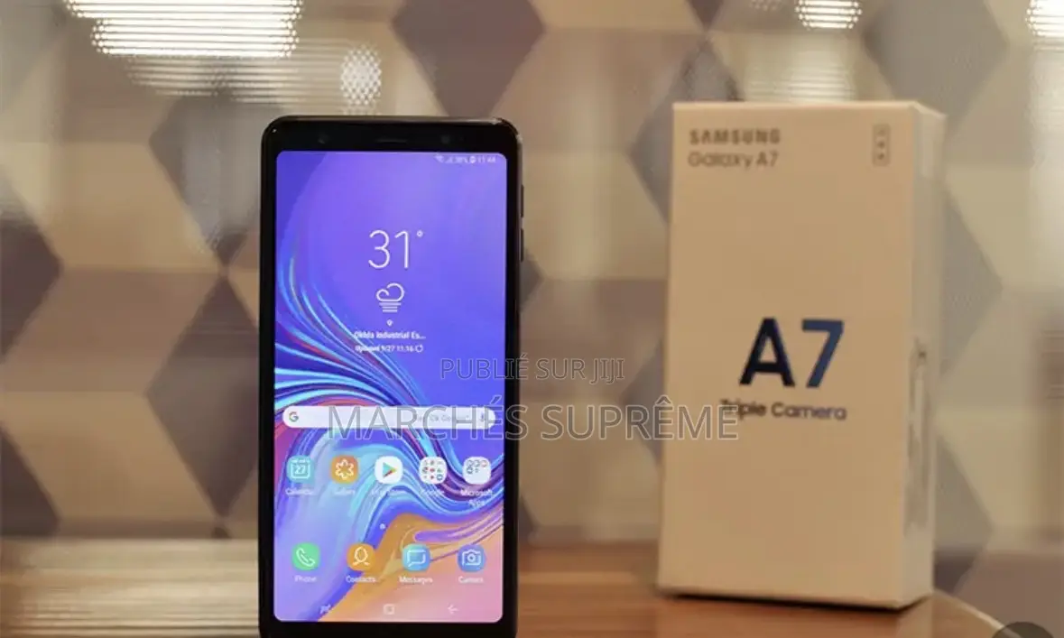 Nouveau Samsung Galaxy A7 128 GB Bleu