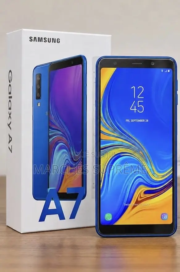 Nouveau Samsung Galaxy A7 128 GB Bleu