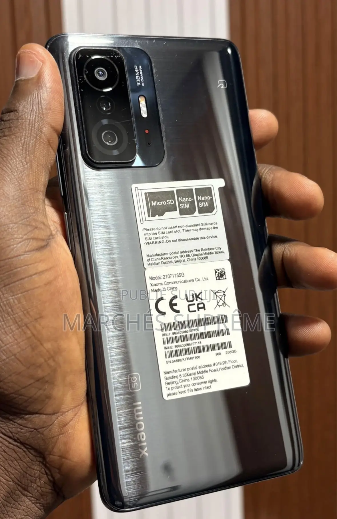 Nouveau Xiaomi 11T Pro 128 GB Noir