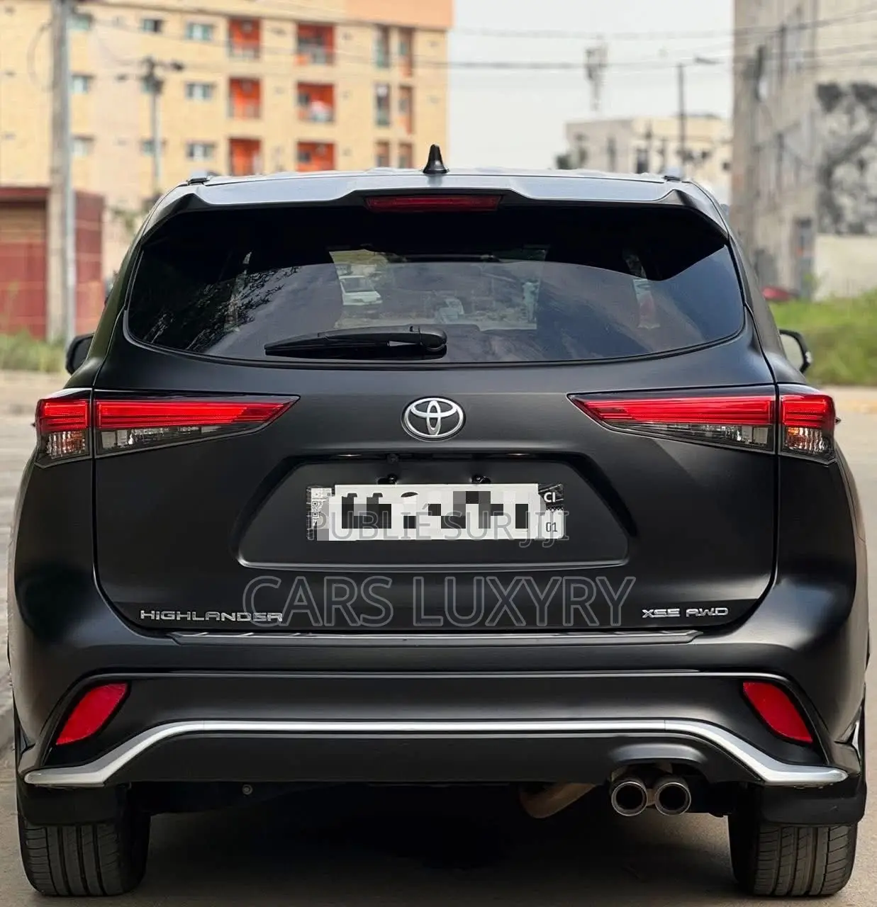 Toyota Highlander XSE 2022 Noir