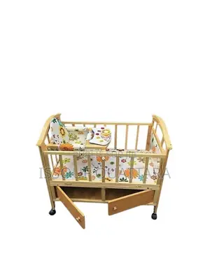 Berceau Bébé Avec Roulette + Table À Manger - Bois