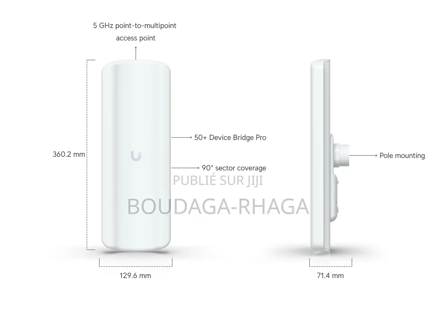 Point d'Accès Point-À-Multipoint 5 GHZ Qui Relie Sans Fil