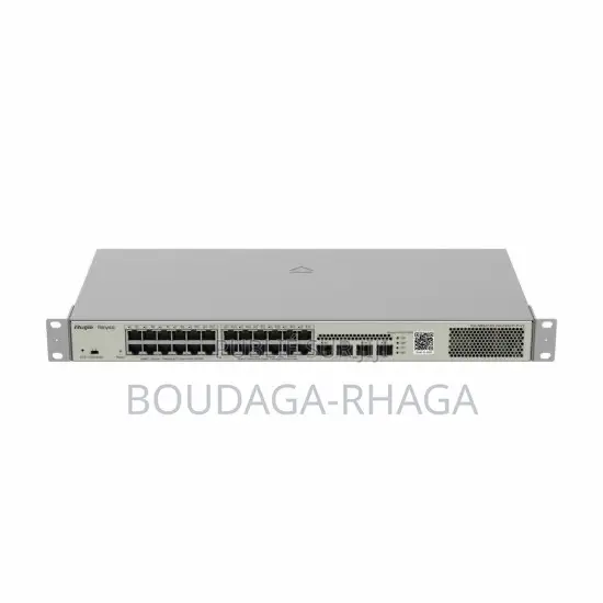 Commutateur Ruijie Reyee Giga 24 Ports Poe + 4ports Sfp, Boîtier 62.02