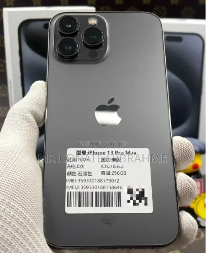 Nouveau Apple iPhone 13 Pro Max 256 GB Noir
