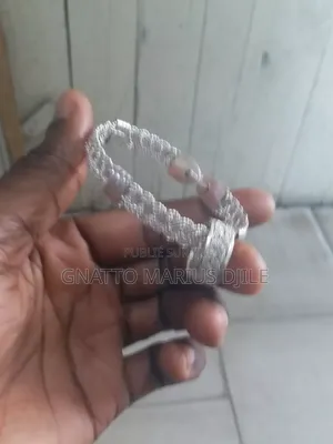 Bracelet + Bague en Argent Blanc