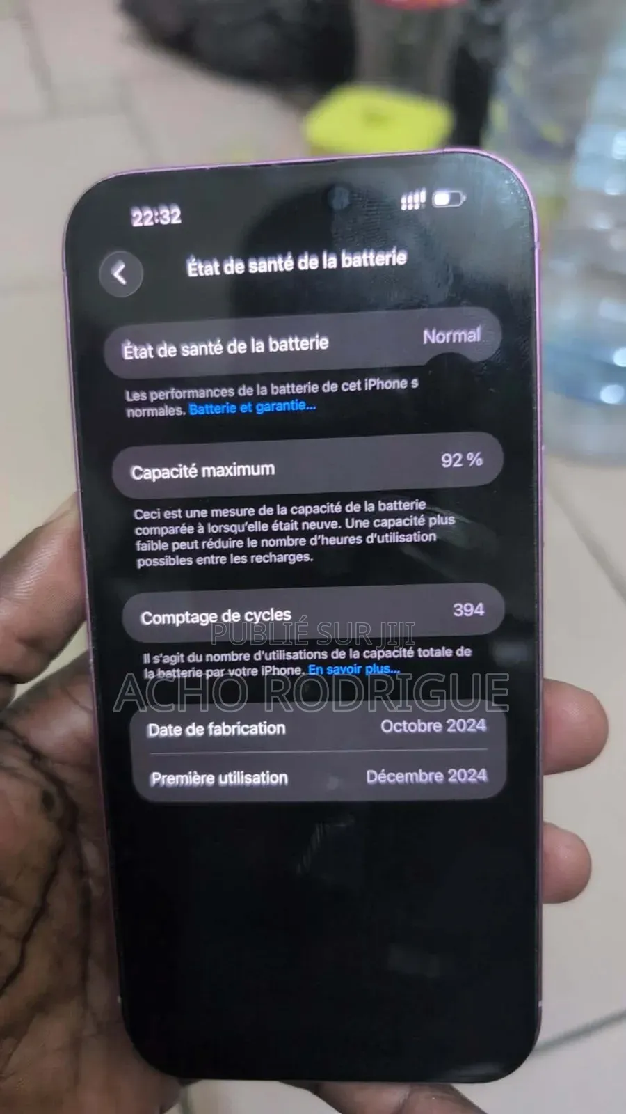 Nouveau Apple iPhone 16 Plus 256 GB Rose
