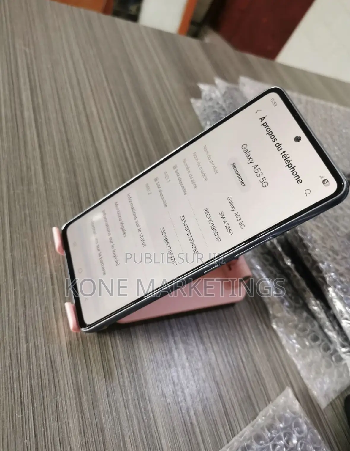 Nouveau Samsung Galaxy A53 5G 256 GB Blanc