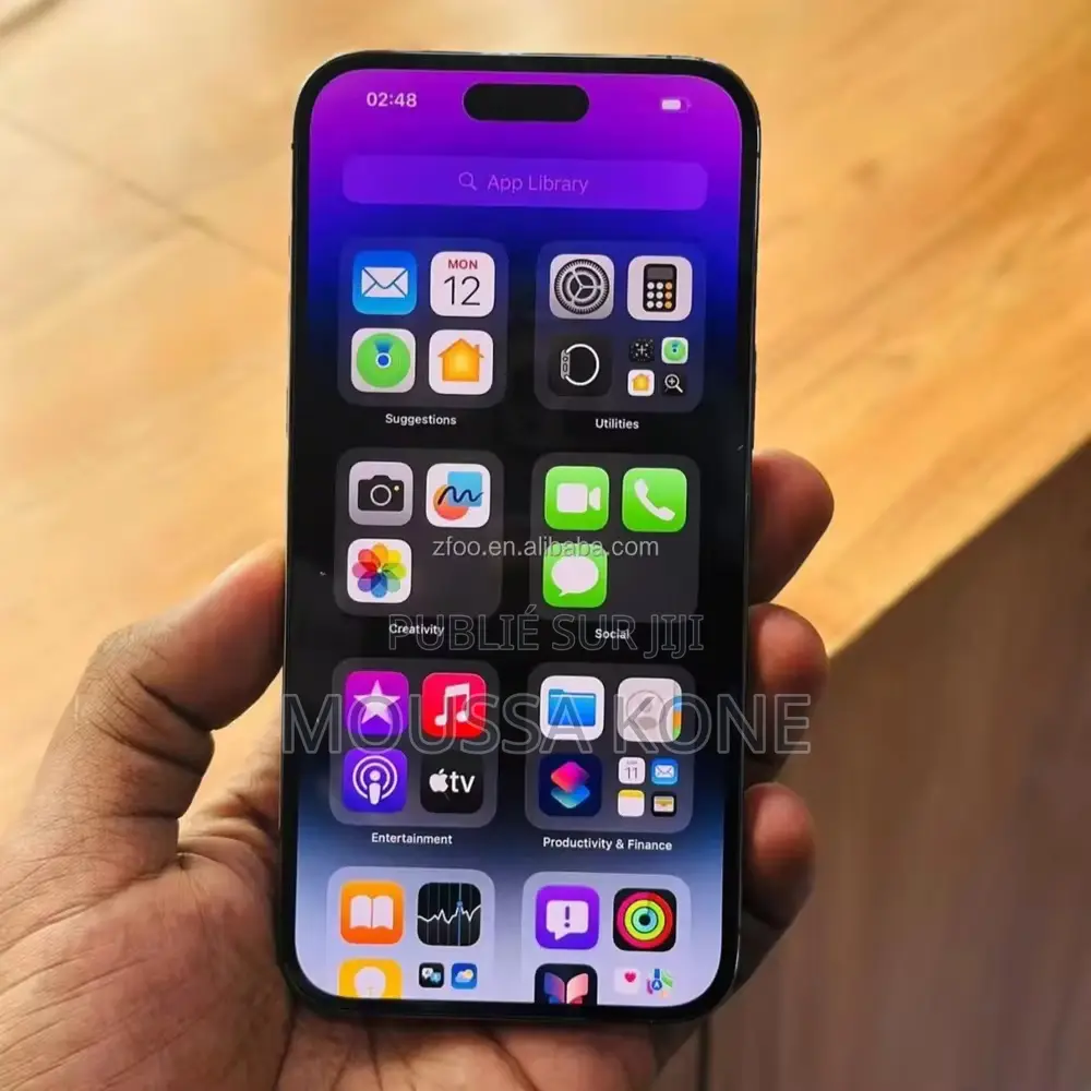 Nouveau Apple iPhone 14 Pro Max 256 GB Noir