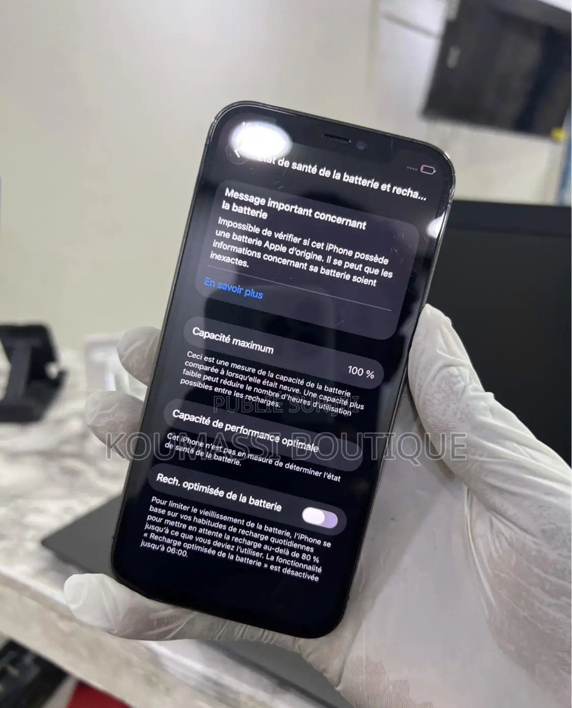 Nouveau Apple iPhone 12 Pro 256 GB Noir