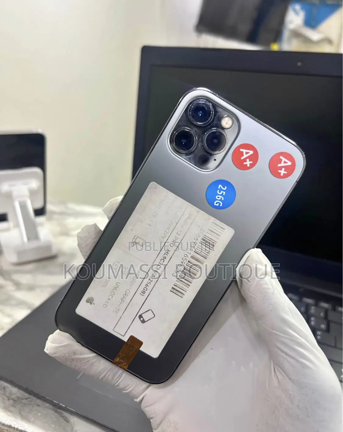 Nouveau Apple iPhone 12 Pro 256 GB Noir