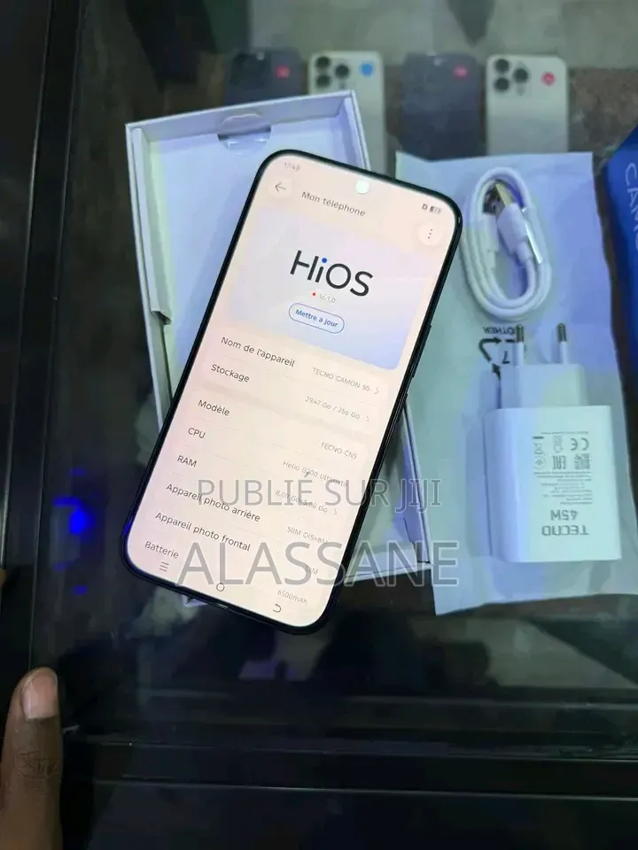 Nouveau Tecno Camon 50 Pro 256 GB Noir