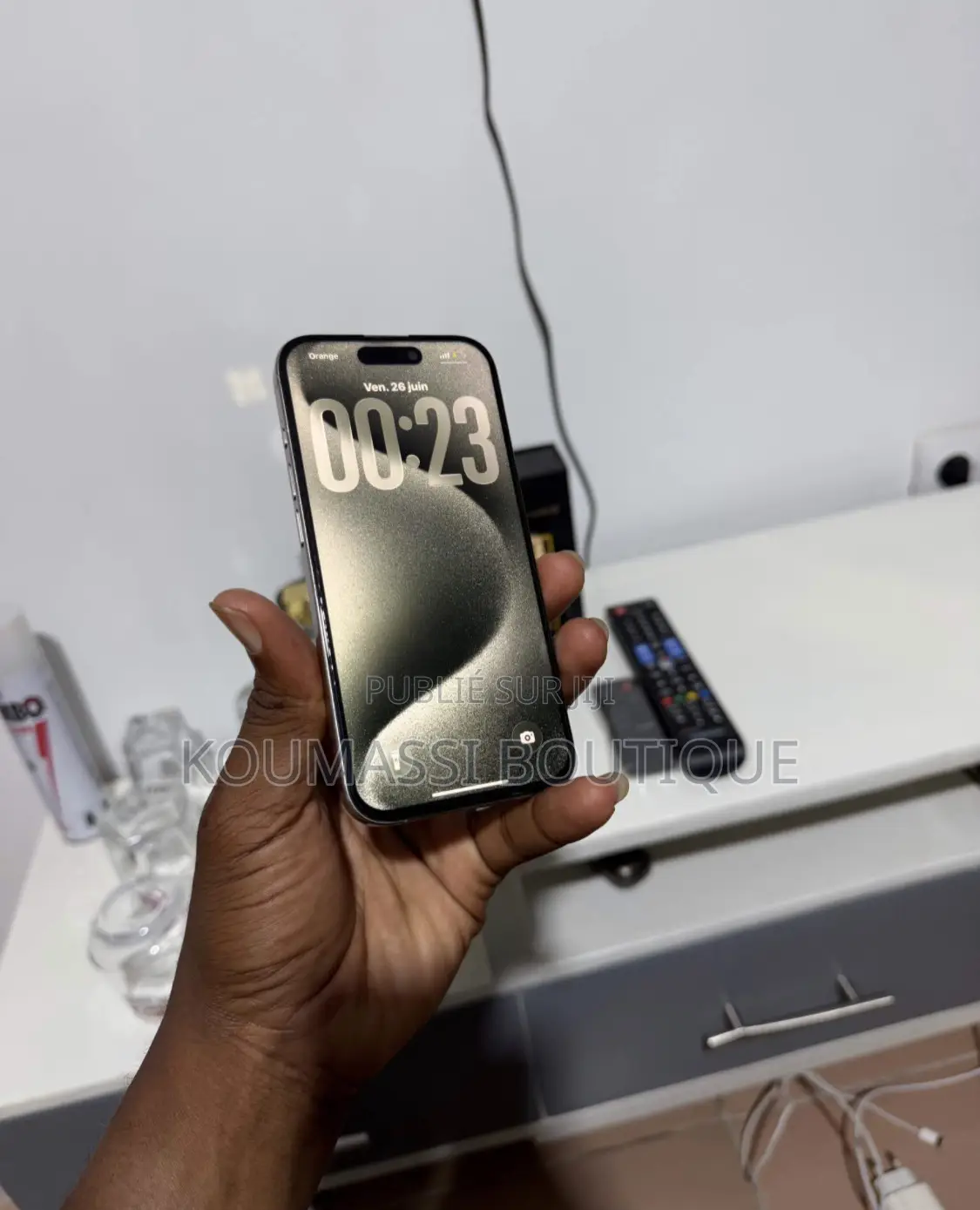 Nouveau Apple iPhone 15 Pro 256 GB Argenté