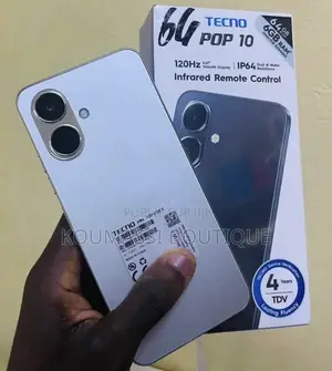 Nouveau Tecno Pop 10 128 GB Blanc