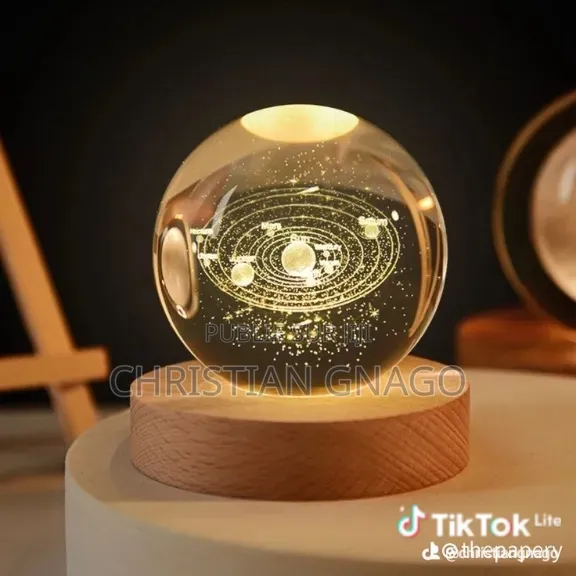 Boule De Cristal Veilleuse Décoratif