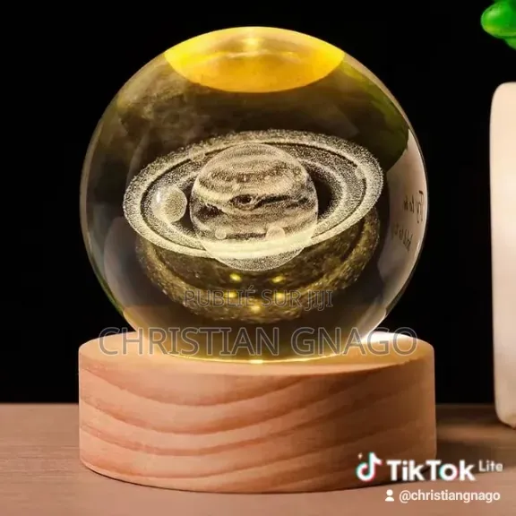 Boule De Cristal Veilleuse Décoratif