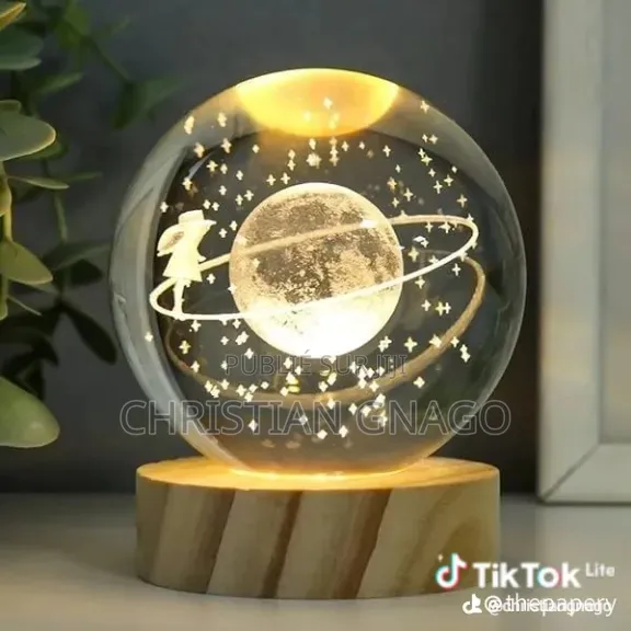 Boule De Cristal Veilleuse Décoratif