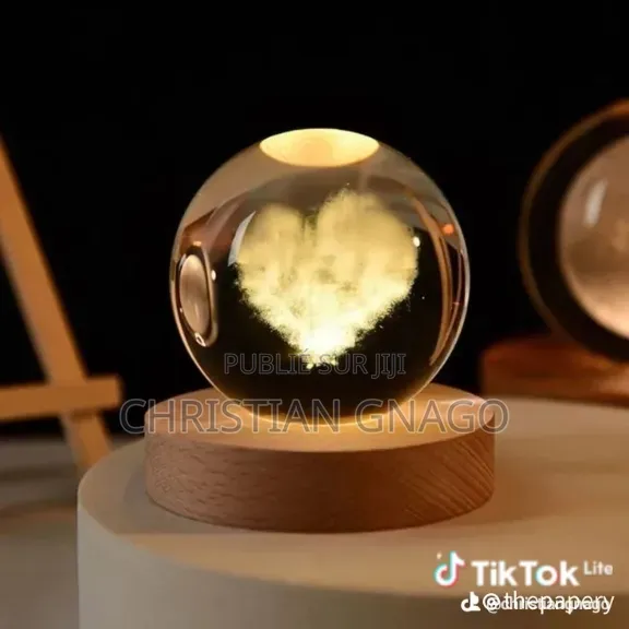 Boule De Cristal Veilleuse Décoratif