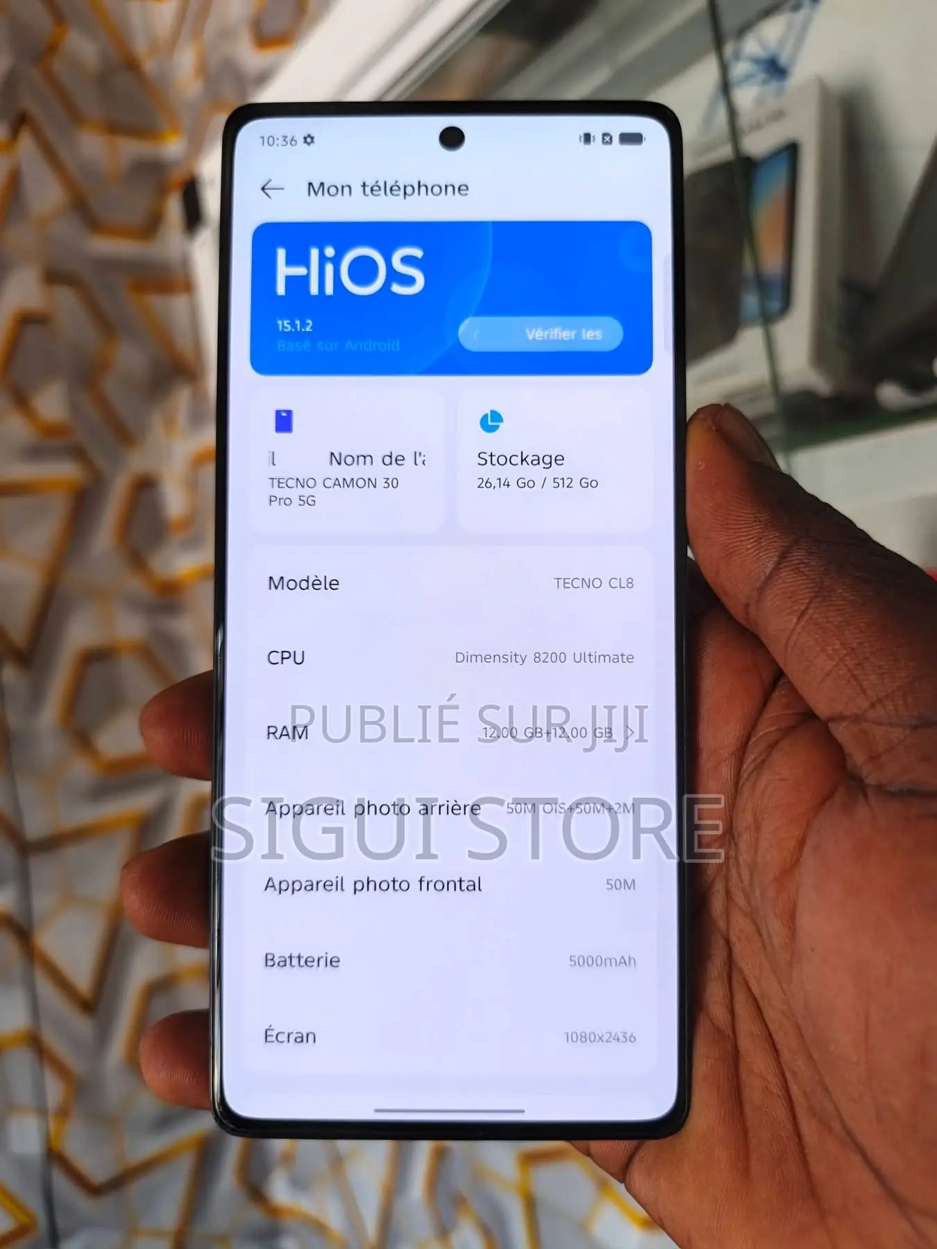 Nouveau Tecno Camon 30 256 GB Noir