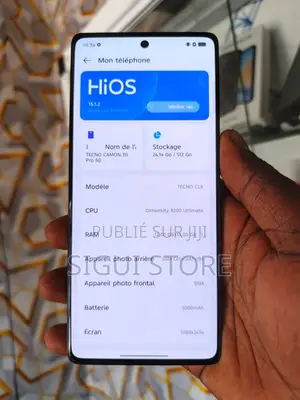 Nouveau Tecno Camon 30 256 GB Noir