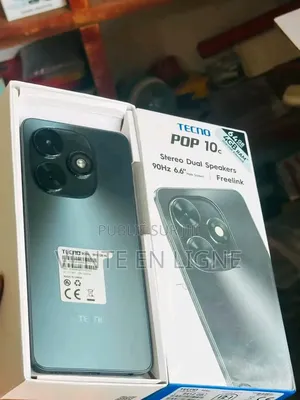 Nouveau Tecno Pop 10 64 GB Noir