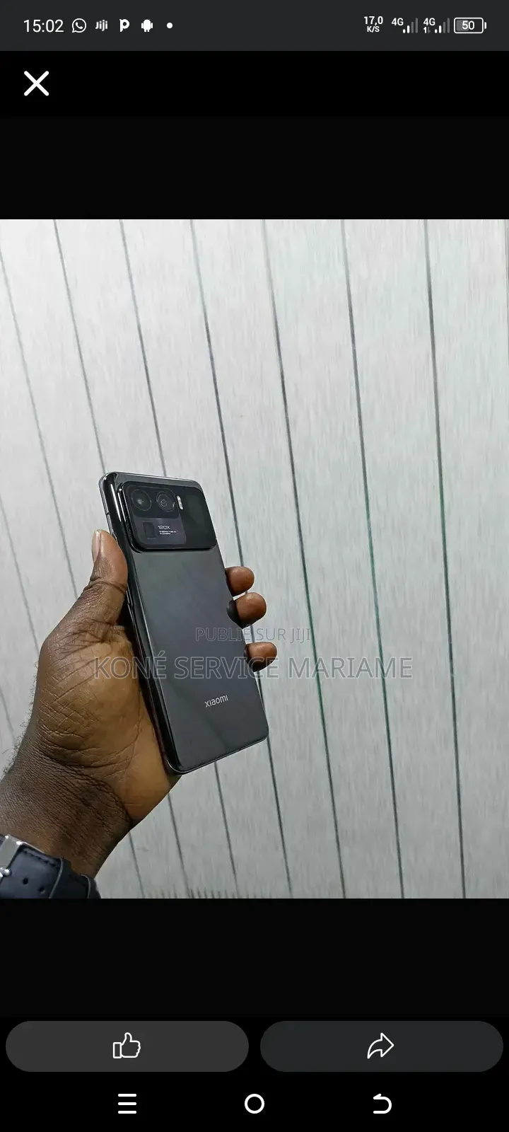 Nouveau Xiaomi Mi 11 Ultra 512 GB Noir
