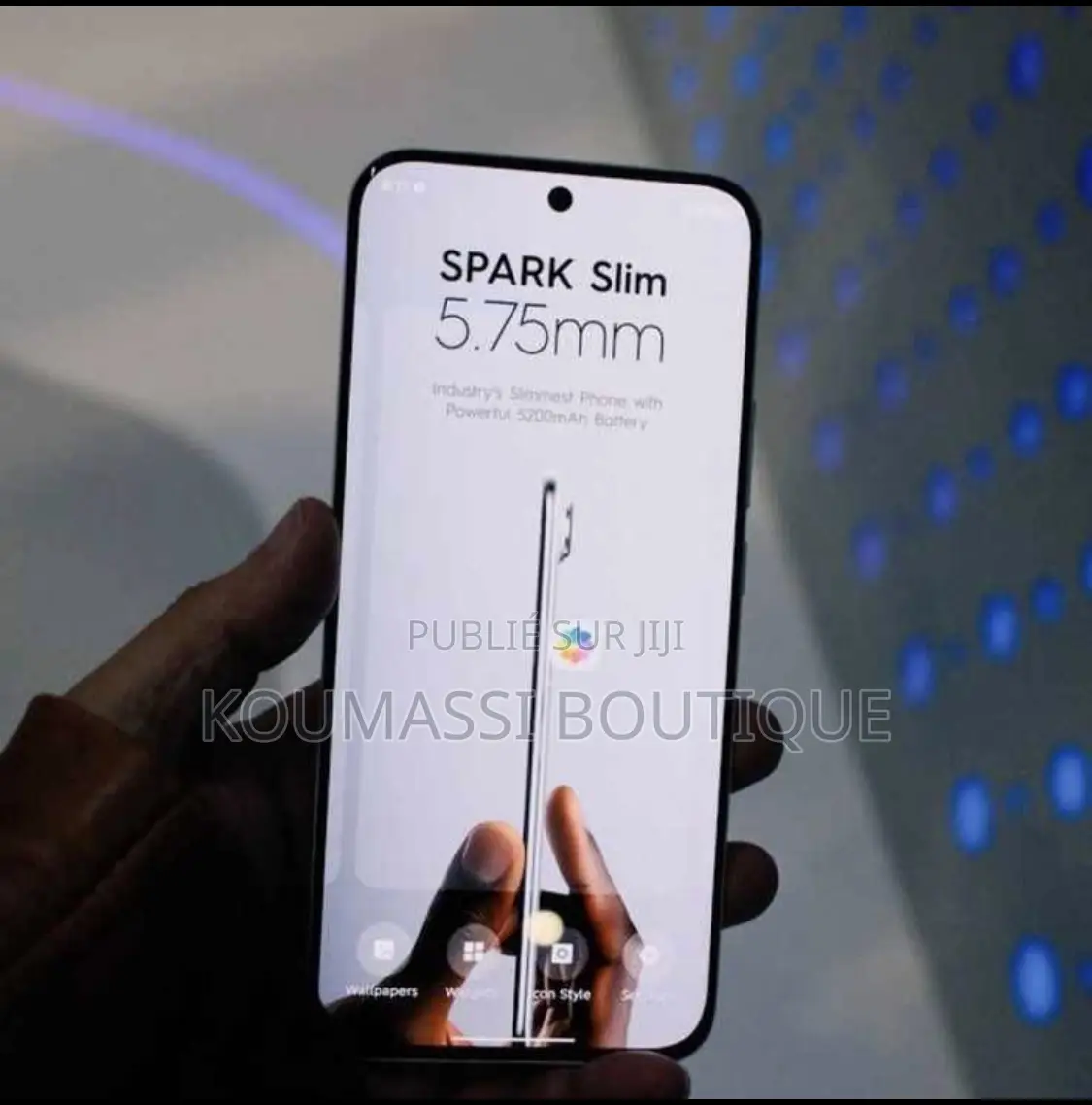 Nouveau Tecno Spark Slim 256 GB Or rose