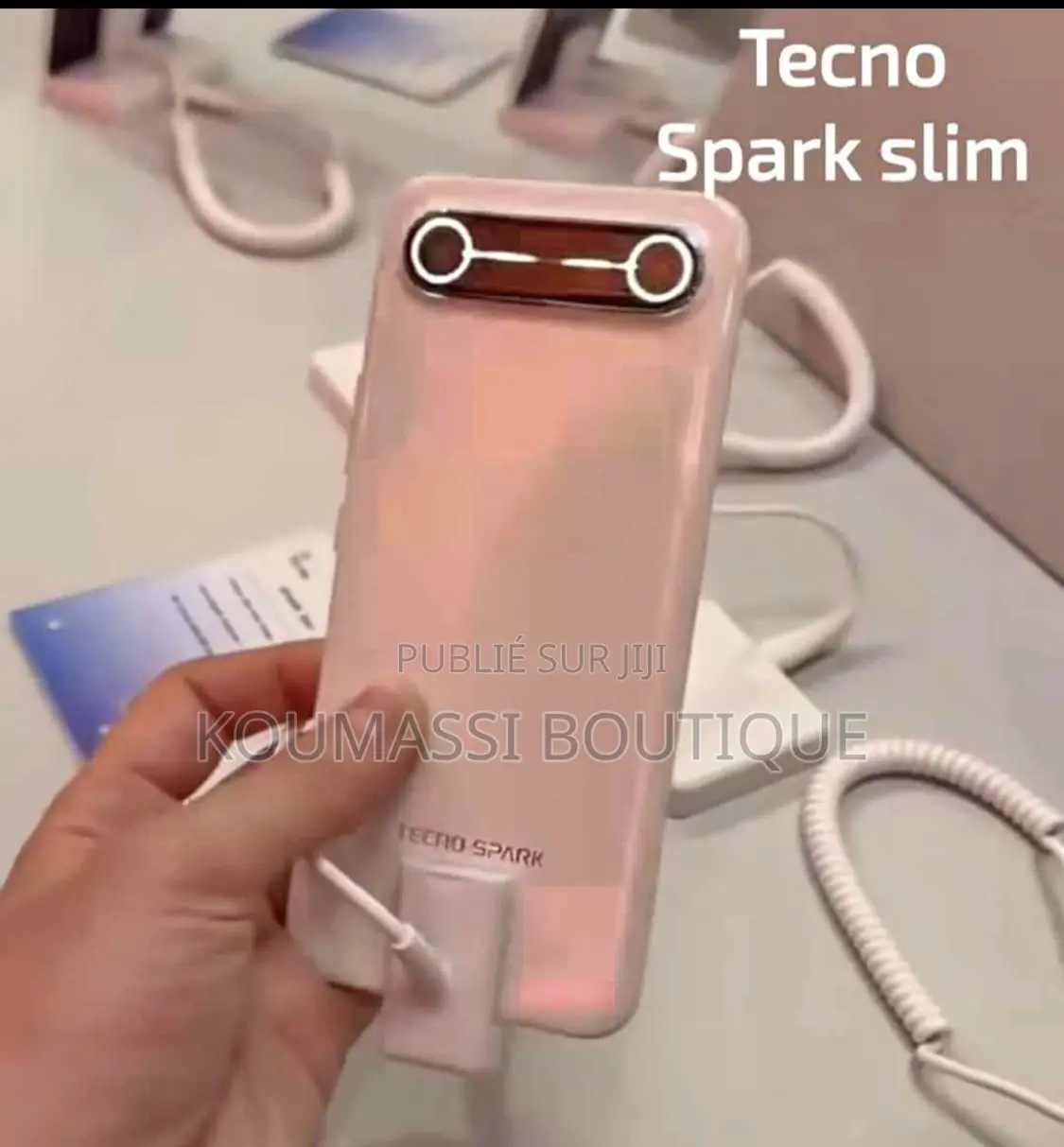 Nouveau Tecno Spark Slim 256 GB Or rose