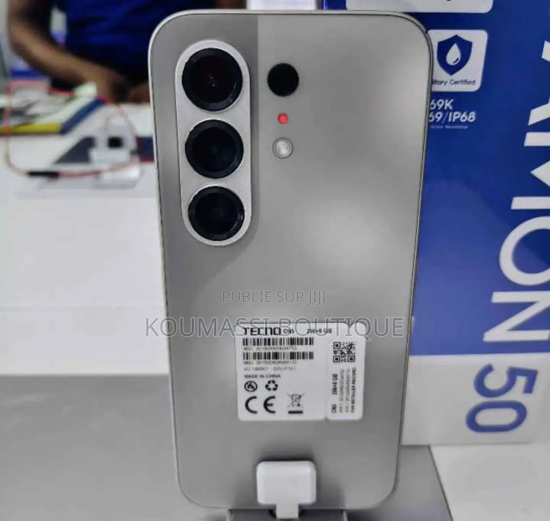 Nouveau Tecno Camon 50 Pro 256 GB Argenté