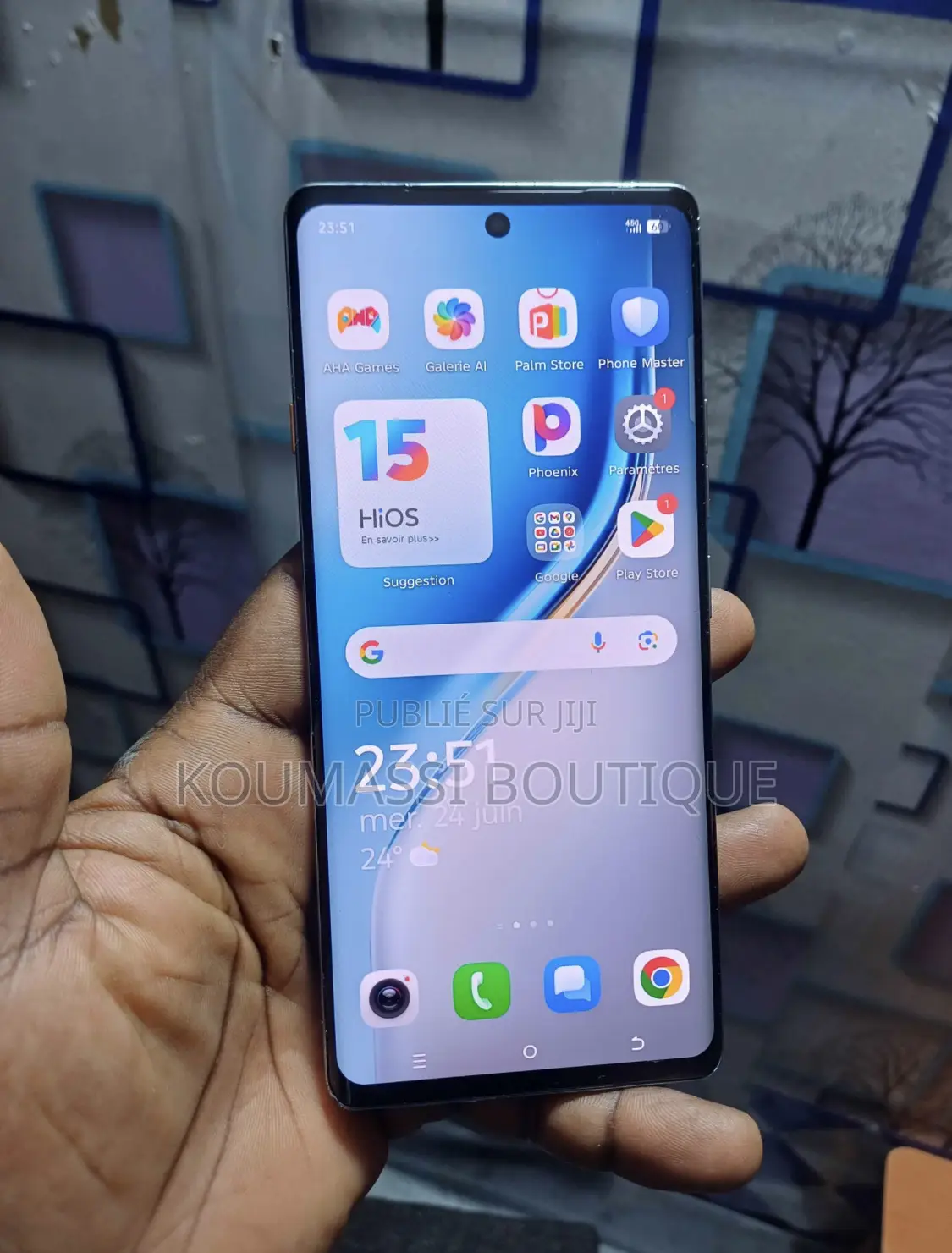 Nouveau Tecno Camon 40 256 GB Bleu