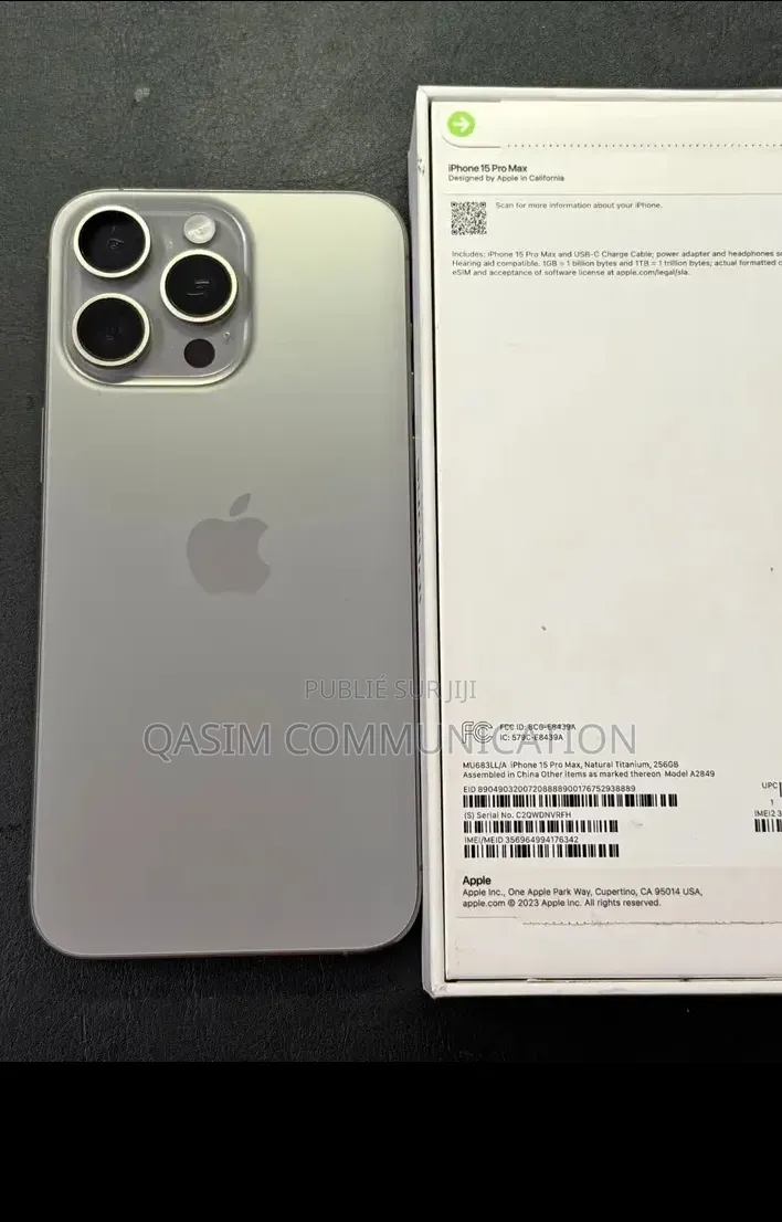 Apple iPhone 15 Pro Max 256 GB Gris