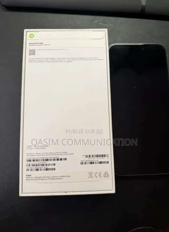 Apple iPhone 15 Pro Max 256 GB Gris