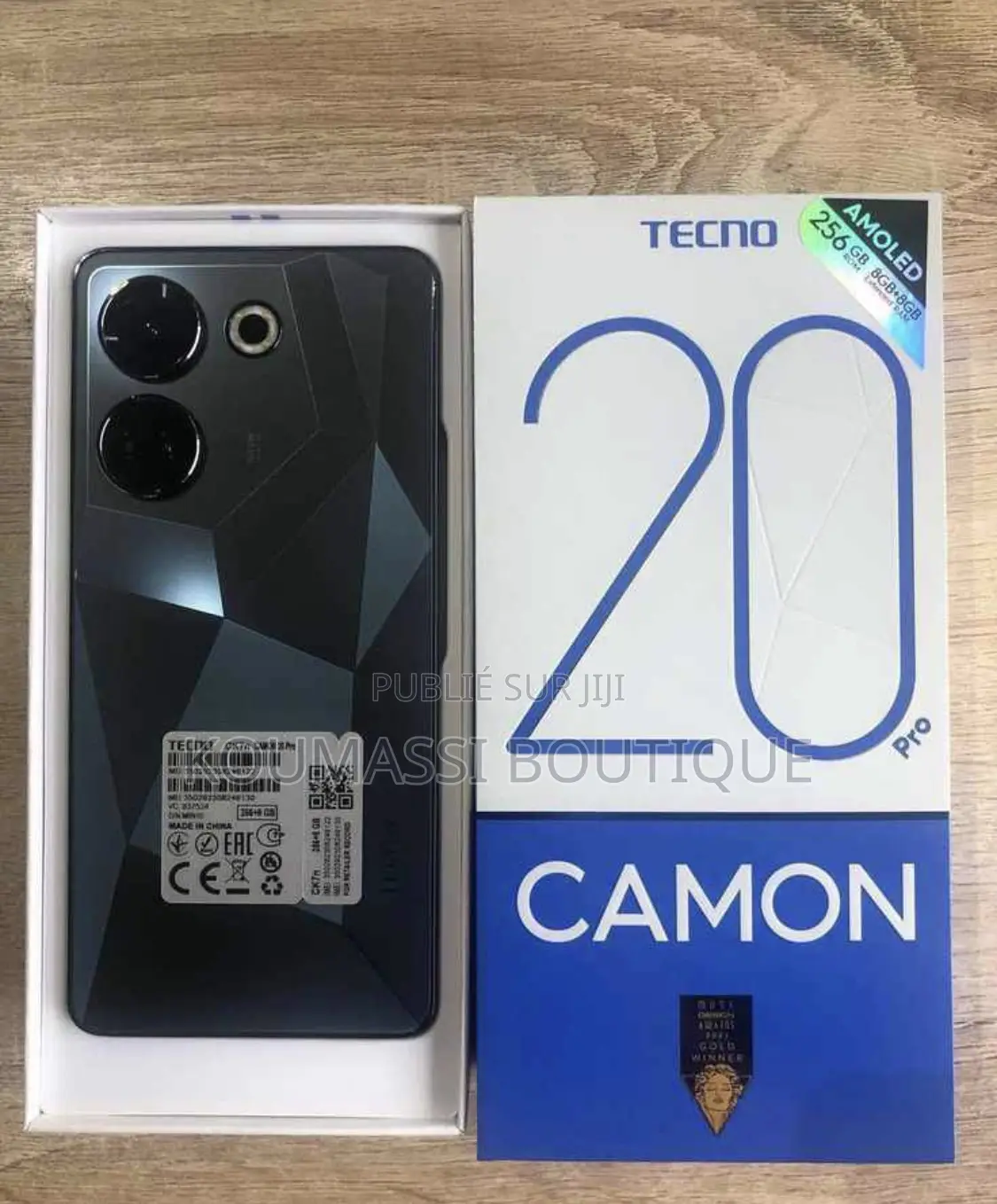 Nouveau Tecno Camon 20 128 GB Noir