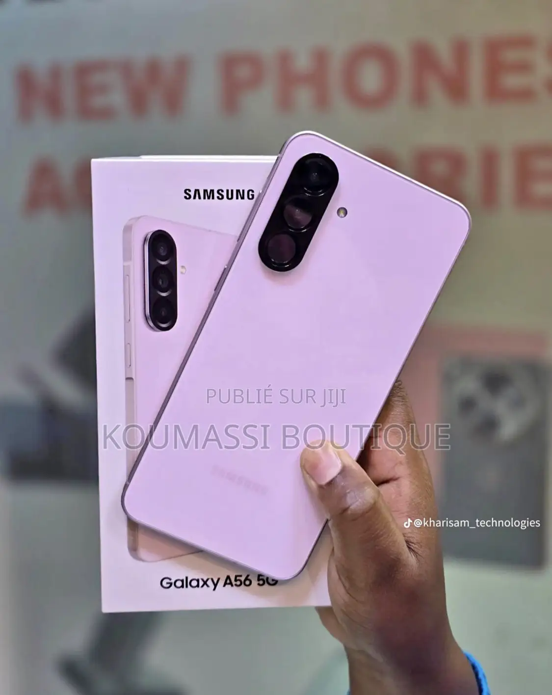 Nouveau Samsung Galaxy A56 256 GB Or rose