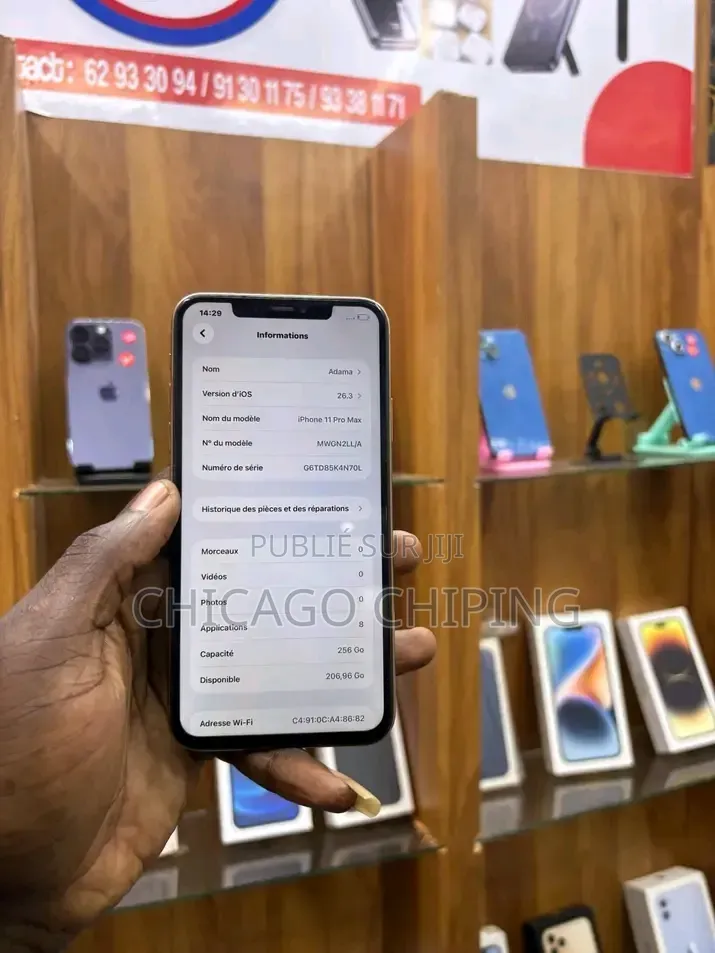 Nouveau Apple iPhone 11 Pro Max 256 GB Doré