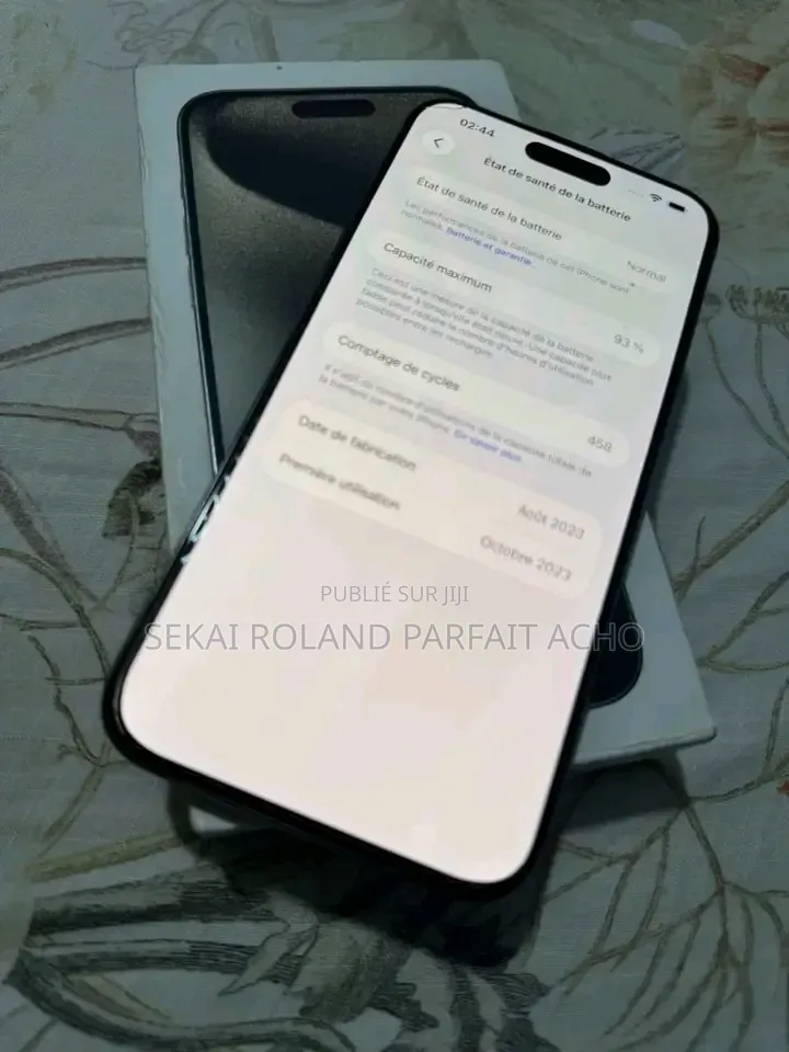 Nouveau Apple iPhone 15 Pro Max 512 GB Blanc